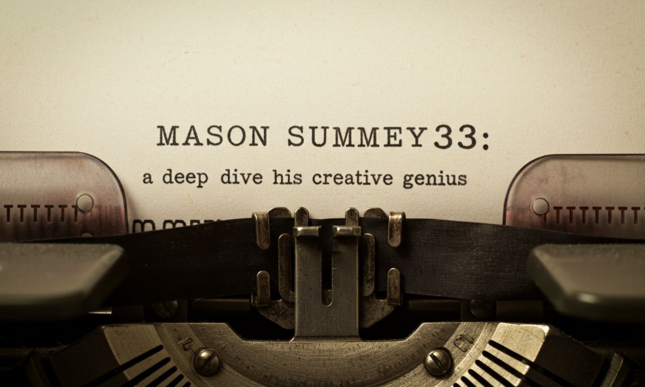 Mason Summey33: A Deep Dive into His Creative Genius